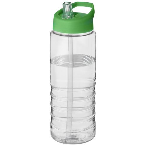 Bouteille de sport promotionnelle 750ml H2O Active® Translucide et Vert